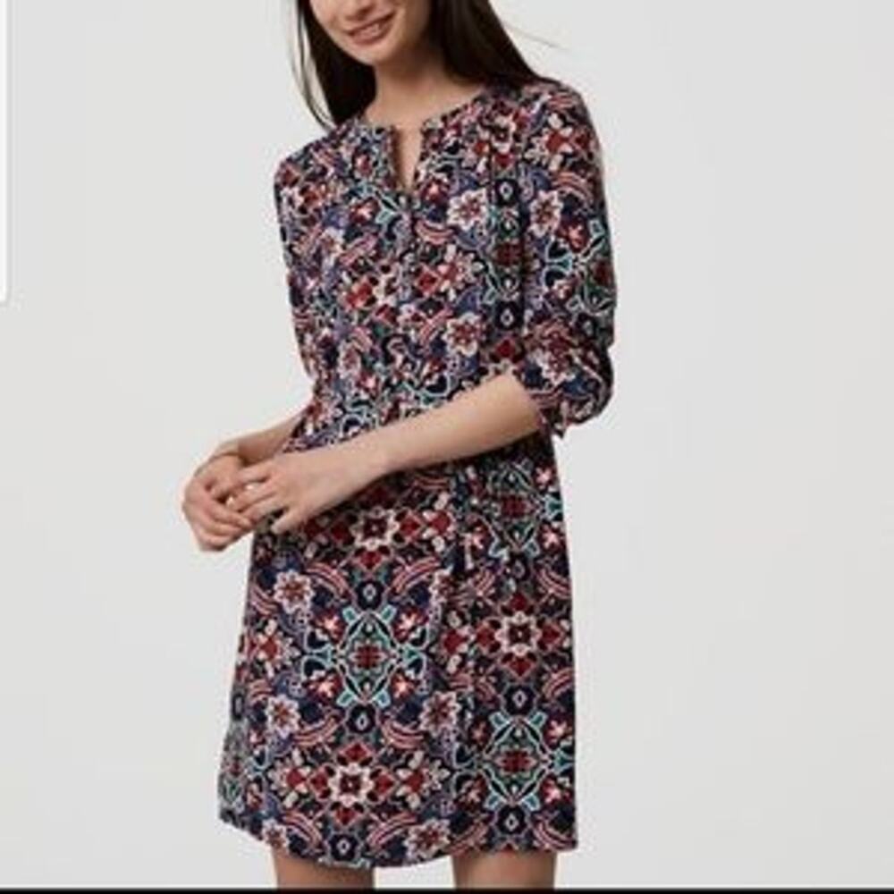 Loft stained glass T-shirt dress tunic